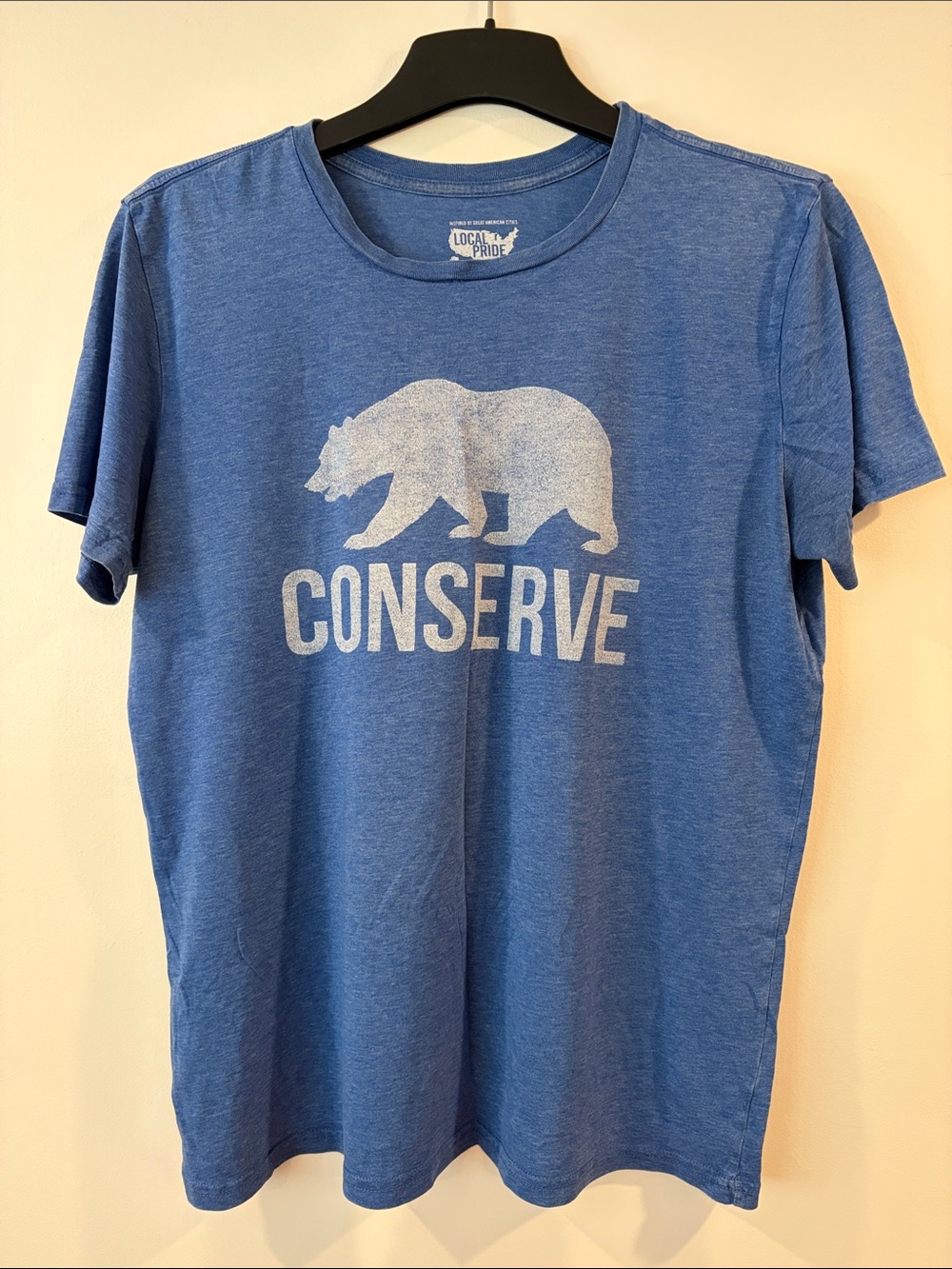 Todd Snyder Blue Short-Sleeve 'CONSERVE' Graphic Tee